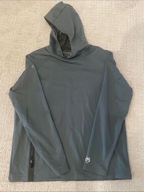 GREYSON EUC L Men's Hooded Performance Pullover - Slate Gray